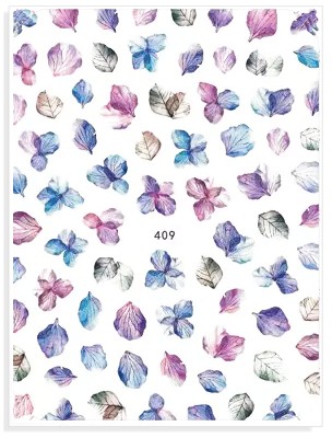 JUSTNAILS Sticker Flowers 409