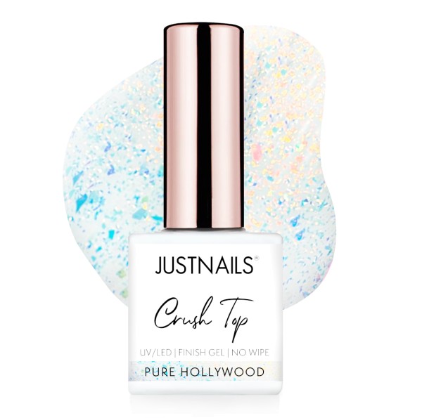 JUSTNAILS Crush Finish no Wipe - Pure Hollywood