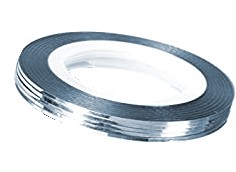 JUSTNAILS Stripe silver light blue