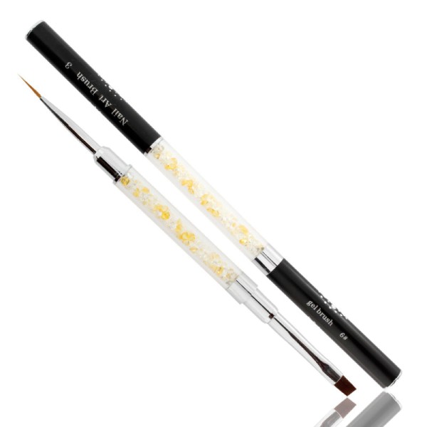 JUSTNAILS Doppel Pinsel Nailart Gr.6 & 3