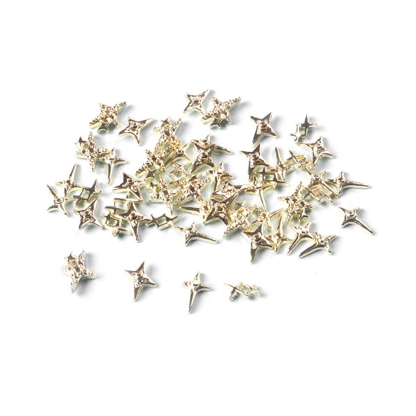 JUSTNAILS Charms Mix gold 03 50pcs