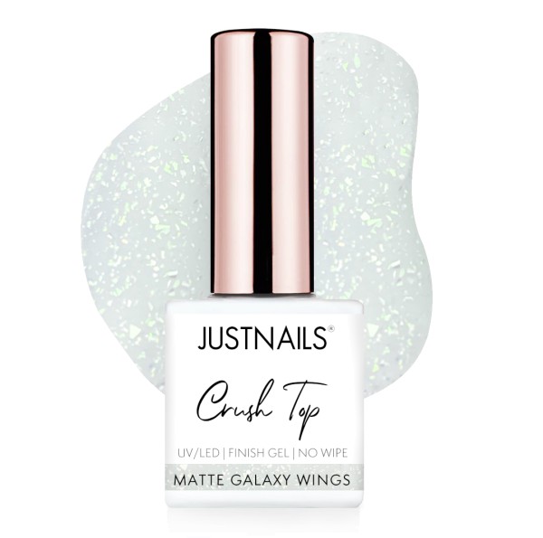 JUSTNAILS Crush Finish no Wipe - Matte Galaxy Wings