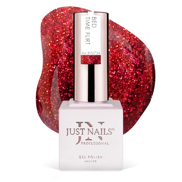 JUSTNAILS Gel Polish Color - BED TIME FLIRT - Shellac Soak-off