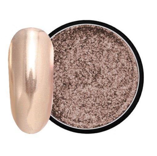 JUSTNAILS Mirror-Glow Nagel Pigment - Champagner