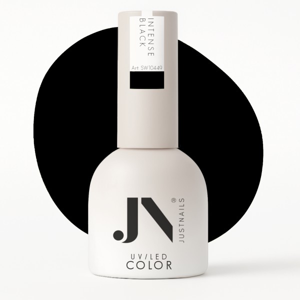 JUSTNAILS Flexi Colour - Intense Black - Polish Shellac Soak-off Gel