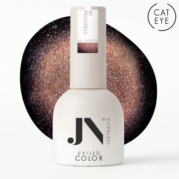 JUSTNAILS Polish Gel 5D Cat Eye - In Progress