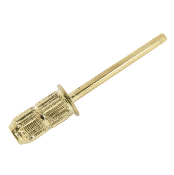 JUSTNAILS Premium Mandrel Fräser Bit für Schleifkappen gold