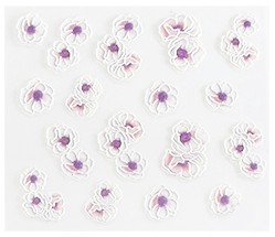 5D Sticker selbstklebend Blüten