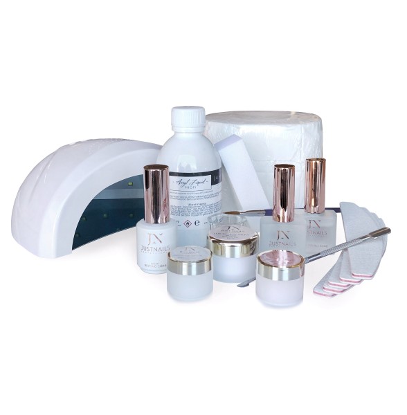 JUSTNAILS Premium Acryl Starter-Set + Lampe